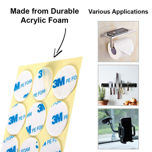 3M Dots Adhesive Double Coated Circle Pads